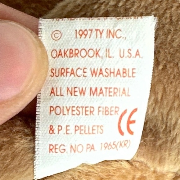 TY Beanie Babies 1997 Spunky the Dog - Picture 5 of 5